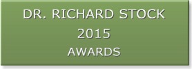 Richard Stock, MD 2015 awards banner